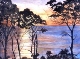 75 - Mary Vivian - Dawn at Eagles Nest Tasmania - Watercolour.JPG